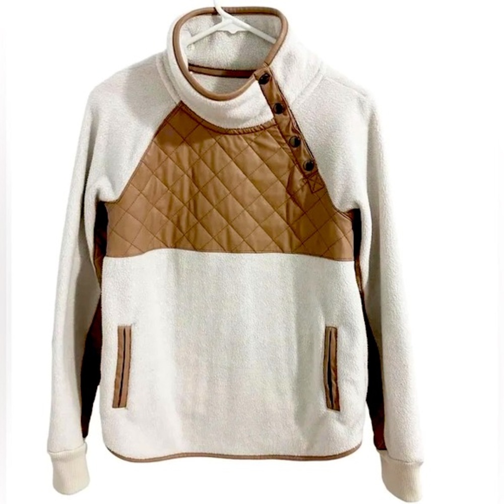Abercrombie Asymmetrical Snap Pullover - image 1